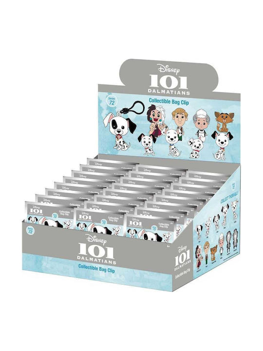 One Hundred One Dalmatians 3d Foam Bag Clips Serie 72 Display 24
