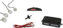 Car Parking System Screen 4 Sensors Silver Parksens4s