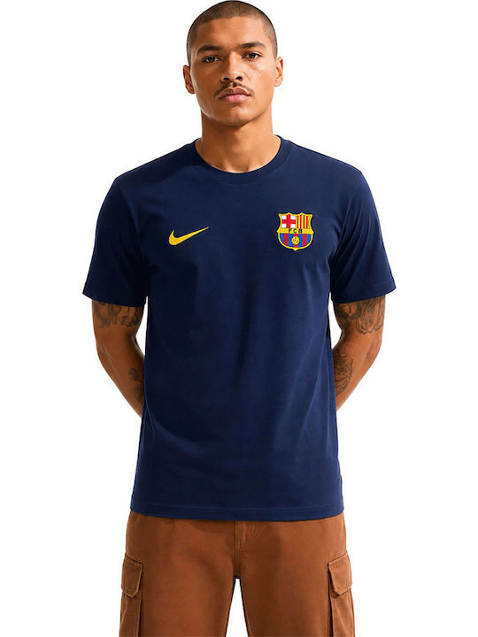 Nike Fc Barcelona Athletic T-shirt Blue
