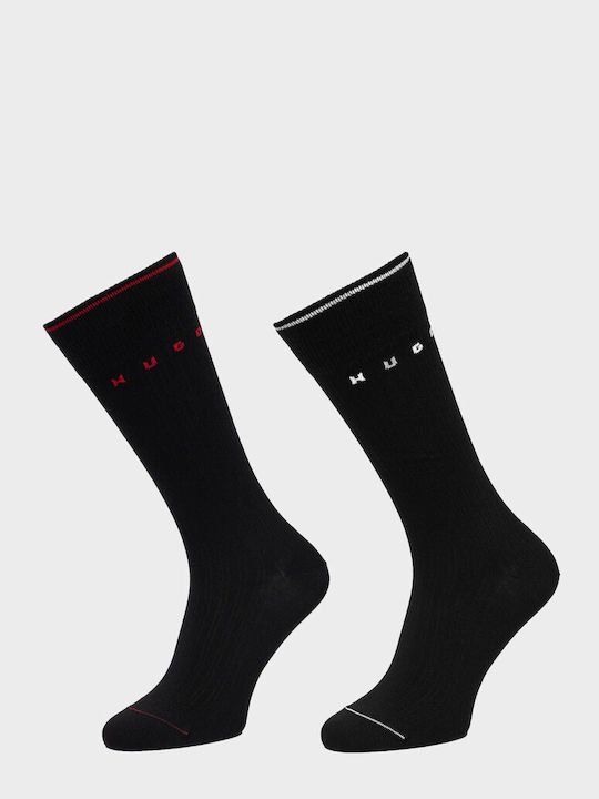 Hugo Men's Socks with Black Patterns 2Pack