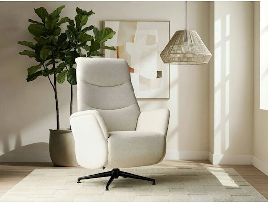Detroit 1031 Relax Swivel Armchair Fabric 79x118x77cm