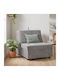 Nest Armchair Bed Grey 95x100x92cm