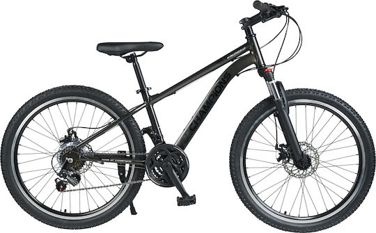 Champions 24" Παιδικό Mountain Bike με Δισκόφρενα και Σκελετό Αλουμινίου Γκρι