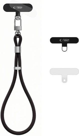 Tech-Protect Rope Curea de încheietura mâinii pentru telefoane mobile Negru