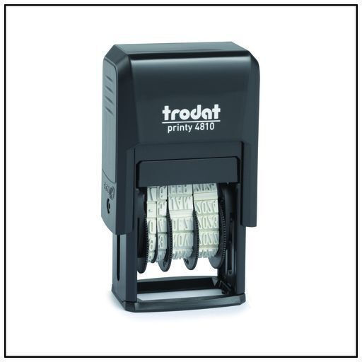 Trodat Printy 4810 Tintenstempel und Schwarze Tinten