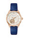 Bulova Ceas Dama 34.5mm Automat Cu Curea Din Piele Rose Gold