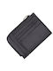 Leder Herrenbrieftasche Schwarz