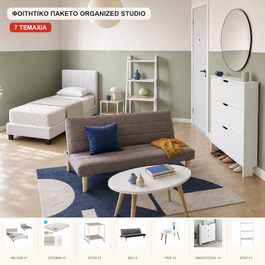 Artline Student Bedroom with Single Bed 7 Pieces ART213120