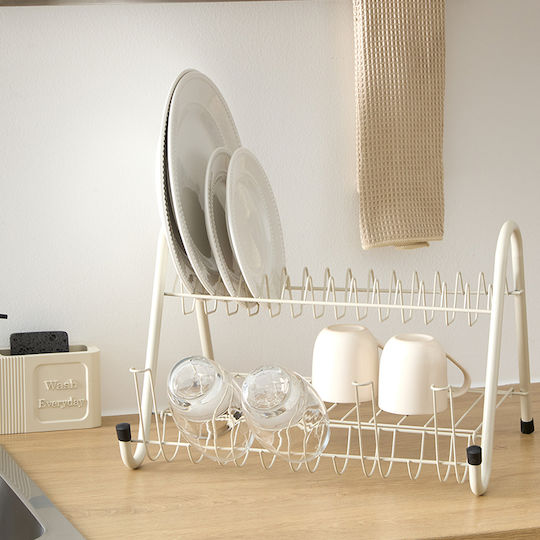 5Five Sink Strainer Metallic Beige 40.3x36.4x26.6cm