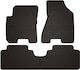 Gummi Auto Fußmatten Hyundai Tucson I SUV 2004-2010 Schwarz Passgenau