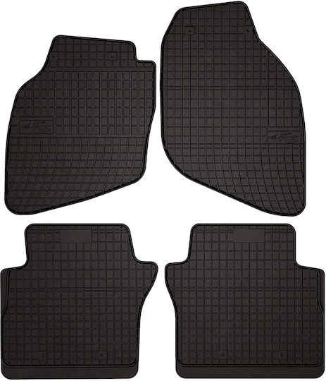 Rubber Car Mats Honda Jazz Ii Hatchback 2002-2007 Black Fitted