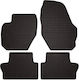 Rubber Car Mats Volvo Xc60 I Crossover 2008-2017 Black Fitted