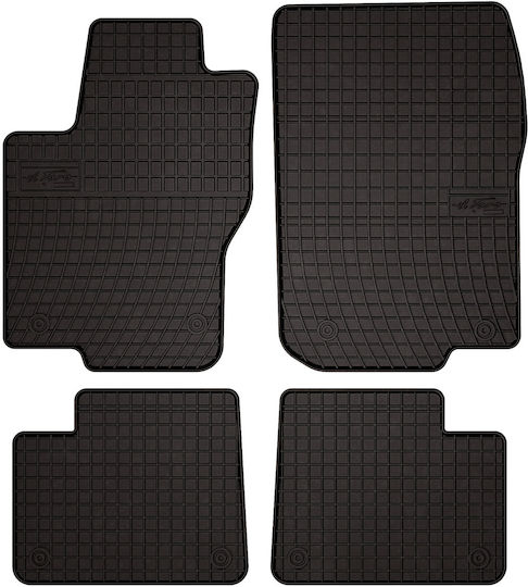 Gummifußmatten Mercedes-Benz GLS X166 SUV 2015-2019 Schwarz Passgenau