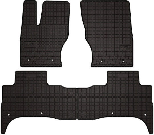 Rubber Car Mats Range Rover Sport Ii Suv 2013-2022 Black Fitted