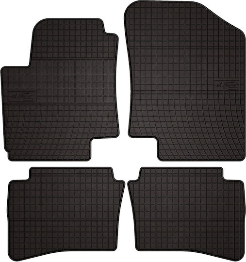 Covorașe Auto Din Cauciuc Hyundai I20 I Hatchback 2008-2014 Negre Montate