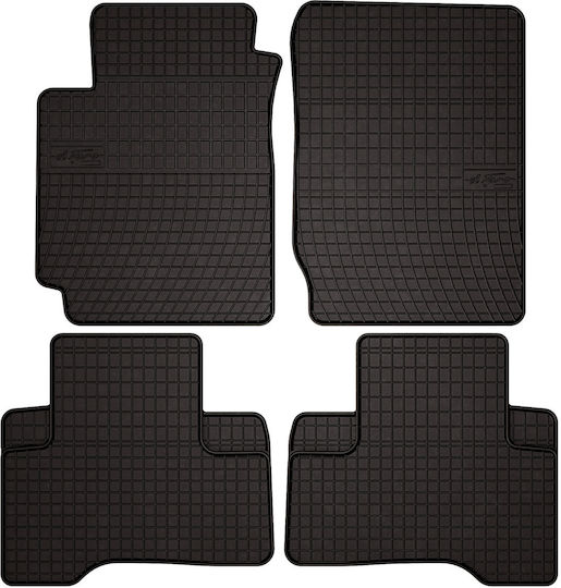Rubber Car Mats Suzuki Grand Vitara Ii Suv 2005-2014 Black Fitted