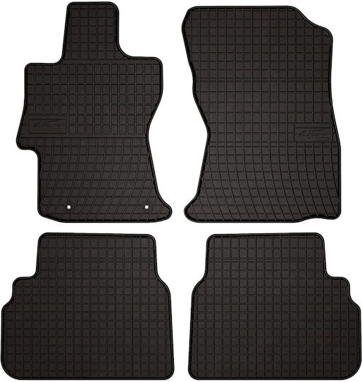 Rubber Car Mats Subaru Impreza V Hatchback Wagon 2016-2023 Black Fitted