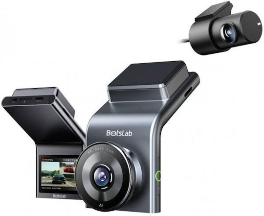 Botslab G300H Plus Car DVR Camera Set 4K with 2.4" Screen Wi-Fi, GPS & Rear Camera