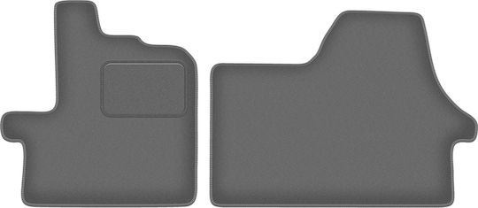 Velour Car Mats Graphite Peugeot Boxer Ii Delivery 2006-2014