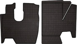 Rubber Car Mats Mercedes Atego 2 Truck 2005-2013 Black Fitted