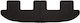 Rubber Car Mats Seat Alhambra Ii Minivan 3rd Row 2010-2018 Black Fitted