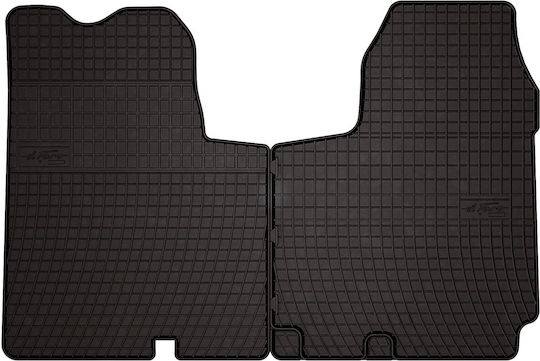 Gummifußmatten Nissan Primastar Van 2001-2014 Schwarz Passgenau