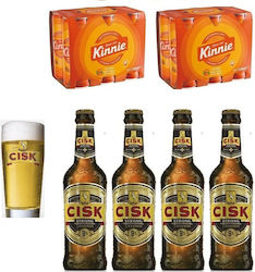 Чаша За Бира Cisk 400ml 12x Kinnie Пълна Захар 330ml 4x Cisk Strong Lager 9% 330ml Чаша За Бира Cisk 400ml 12x Kinnie Пълна Захар 330ml 4x Cisk Strong Lager 9% 330ml