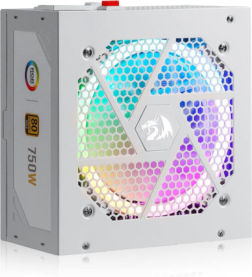 Redragon GC-PS006 750W Λευκό Τροφοδοτικό Υπολογιστή Full Modular 80 Plus Gold