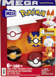 Mattel Pokemon Mega Set 4 Fire Team Balls για 6+ Ετών 105τμχ