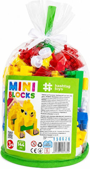 Cuburi de construit Mini Blocks Construction pentru 3+ Ani 144 buc HTB1221