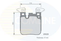 Σετ Τακακια Οπισθια Bmw 1 F20 114 D Συστηνα Brembo Τετραγωνο 3411 8099 354 Cbp06108-10267 Σετ Τακακια Οπισθια Bmw 1 F20 114 D Συστηνα Brembo Τετραγωνο 3411 8099 354 Cbp06108-10267