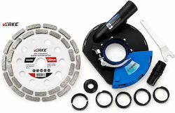 Kit De Șlefuire Beton 180 Mm Disc Diamant Verke + Sistem De Extracție Prafului 180 Mm Top442201114 Kit De Șlefuire Beton 180 Mm Disc Diamant Verke + Sistem De Extracție Prafului 180 Mm Top442201114