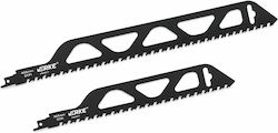 Set 2 Lame Pentru Fierăstrău Pendular Widia Masonry 305 Mm + 455 Mm Top866178