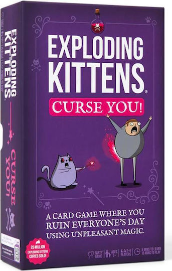 Επιτραπέζιο Παιχνίδι Exploding Kittens: Curse You! για 2-5 Παίκτες 7+ Ετών EKGMAGI4 (EN) Exploding Kittens