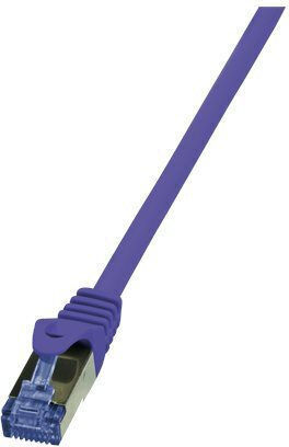 LogiLink S/FTP Cat.6a (Gigabit) Ethernet Network Cable 2m Purple