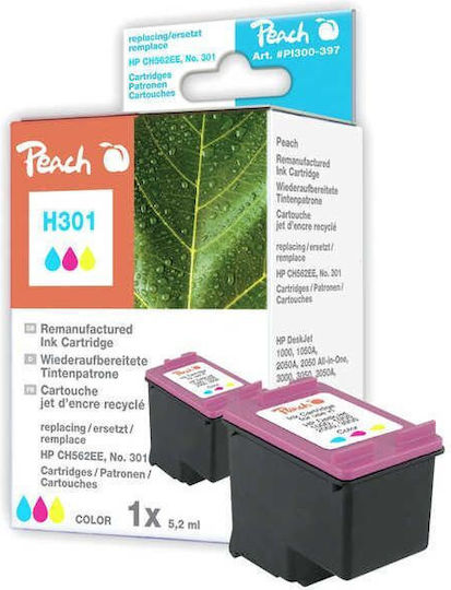 Peach Съвместимо Мастило За Принтер InkJet HP Hp No.301 (ch562ee) 150 Страници Множество (Цвят) 1 Бр