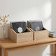vidaXL LP Box 2 Pcs Sonoma Oak 23 x 33 x 16 cm Engineered Wood