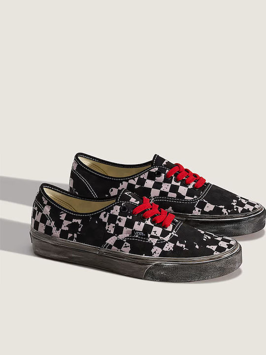 Vans Authentic Γυναικεία Sneakers Black / Red