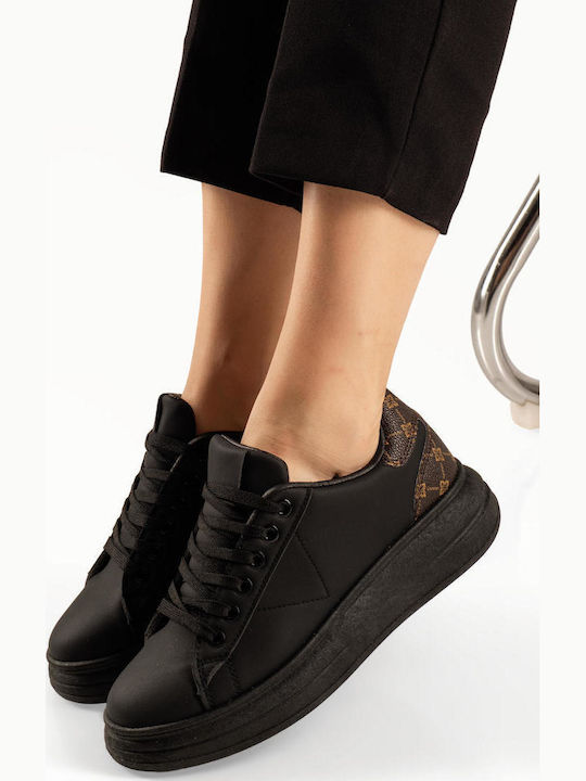 The Shoemart Adidași Flatforms Pentru Femei Negri