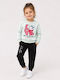 Kids Sweatpants Set With Top Green