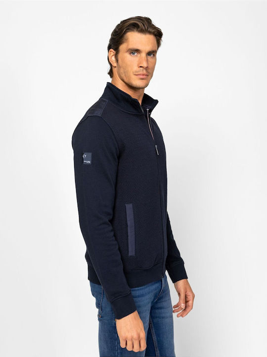 Herren Sweatshirt mit Kapuze Dunkelblau