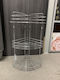 Galicja Eck An Der Wand Montiertes Badezimmerregal Metallisch Mit 3 Regalen Silber