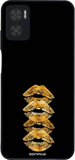 Sonique Diva Series Case Motorola Moto E22 4G Golden Kisses