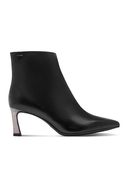 Tamaris Leather Women's Ankle Boots Black