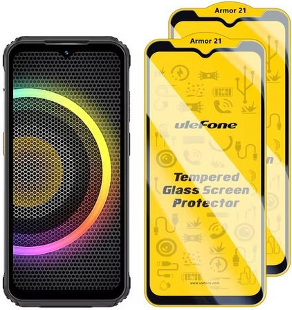 Ulefone Armor 21 Gehärtetes Glas 9h Displayschutzfolie 2 Stücke
