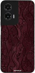 Θήκη Sonique Diva Series Motorola Moto G35 5g Βουργουνδί Δαντέλα