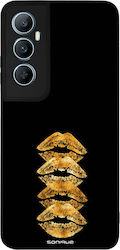Sonique Diva Series Realme C65 4g Mobile Phone Case Golden Kisses