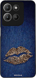 Θήκη Sonique Diva Series Motorola Moto G15 4g Moto G15 Power Moto G17 5g Moto G17 Power 5g Denim Leopard