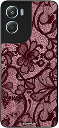 Θήκη Sonique Diva Series Motorola Moto G06 4g Moto G06 Power 4g Μπορντό Δαντέλα