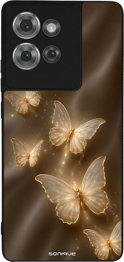 Θήκη Sonique Diva Series Motorola Edge 50 5g Χρυσές Πεταλούδες